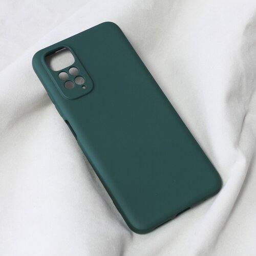 Teracell torbica soft velvet za xiaomi redmi note 11/Note 11S tamno zelena Slike