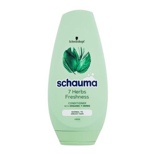 Schwarzkopf Schauma 7 Herbs Freshness Conditioner osvježavajući regenerator sa biljem za ženske Slike