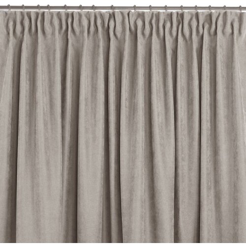  Curtain MILANA color cappuccino style classic dragon tape transparent 10 cm chenille 140x175 HOMEDE Slike