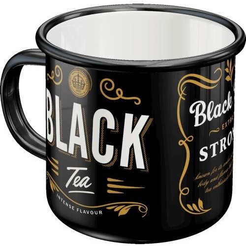 Nostalgic Art Emajlirana skodelica retro motiv Black Tea, (20775487) Cene