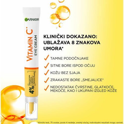 Garnier Skin Naturals Vitamin C krema za područje oko očiju 15ml Cene