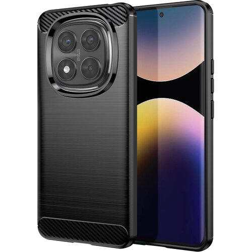 AVIZAR Ohi&amp;scaron;je za Xiaomi Redmi Note 14 Pro in 14 Pro Plus silikonsko, Črna, (5000013009) Slike