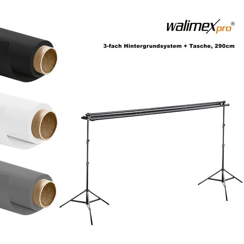  Walimex mobilni pozadinski sistem za 3 pozadine (v250/s290) Slike