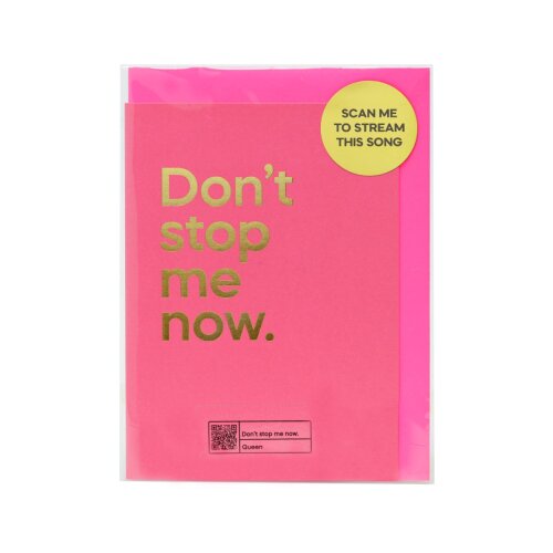 Widdop & Co. Say It With Songs - Čestitka - Say It With Songs, Queen, Don't Stop Me Now Cene