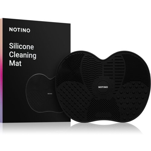 Notino Makeup Brushes Silicone Cleaning Mat For Make-Up Brushes podloga za či&amp;scaron;ćenje kistova Black 1 kom Slike
