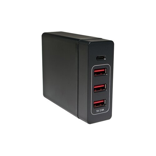 Logilink PA0122 PA0122 USB punjač Utičnica Izlazna struja maks. 10200 mA 4 x USB, Ženski konektor USB-C&amp;trade; Automatska detekc Slike
