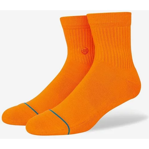 Stance Čarape Icon Quarter boja: narančasta, A356A21IQT-WHT