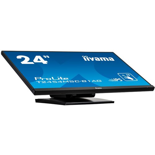 Iiyama prolite T2454MSC-B2AG monitor 23,8 touch screen fhd 75 hz ips 300 cd 4 ms hdmi dp speakers black Slike