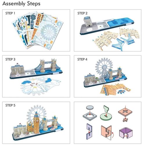 Cubicfun 3D puzle City Line London Slike