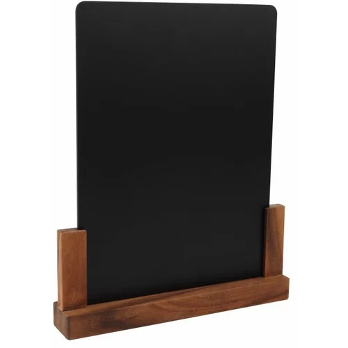 T&G Woodware Tabla s stojalom iz akacijevega lesa Rustic, višina 32 cm