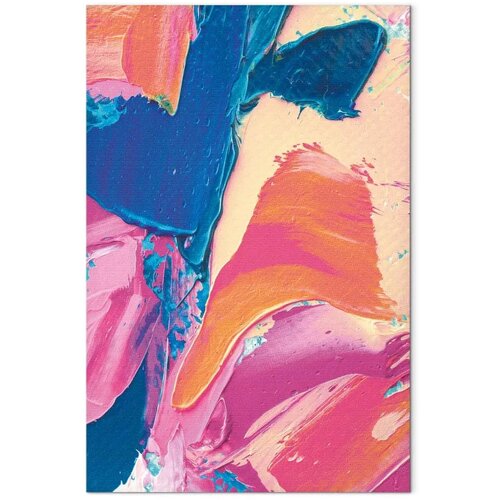  Slika - Energetic Shapes - Dynamic Oil Paint Composition on Canvas 20x30 Slike