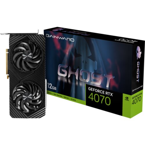 Gainward nVidia RTX4070 12GB GDDR6X Ghost 1xHDMI 2.1a 3xDisplayPort 1.4a, (20580540) Cene