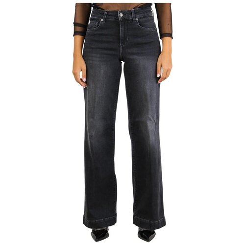 Liu Jo Jeans flare UF5068DS615 Črna Slike