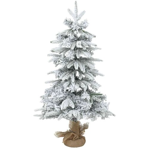 Mini božićno drvce 45 cm PVC i PE Zelena i bijela - Bijela 45 cm bez LED svjetala Slike