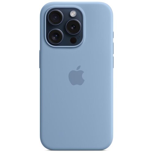 Apple IPHONE 15 PRO SILICONE CASE MAGSAFE WINTER BLUE Cene