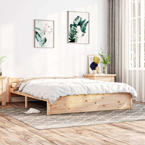 Posteljni okvir trden les 150x200 cm, (20645510) Slike