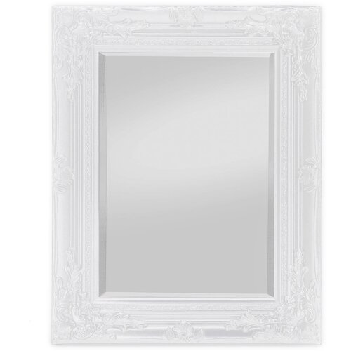 Casa Chic Ipswich Zidno ogledalo s masivnim drvenim okvirom, pravokutno 53 x 42 cm Slike