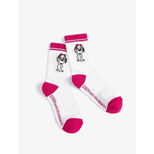 Koton Licensed Cotton Blended Snoopy Socks Slike