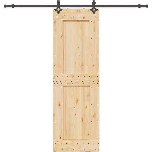  Klizna vrata s priborom za montažu 70 x 210 cm masivna borovina Cijene