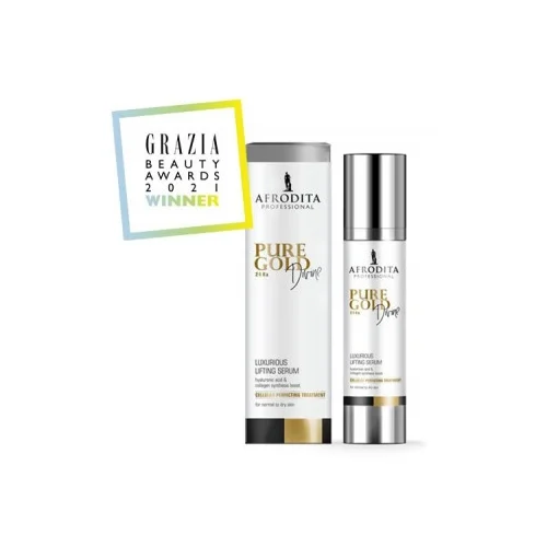 Pure Gold DIVINE 24 Ka RASKOŠNI LIFTING SERUM za normalnu do suhu kožu