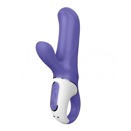 Satisfyer Magic Bunny Vibrator, Vodootporan IPX7, 12 funkcija vibracije, 12 cm, Plavi Slike