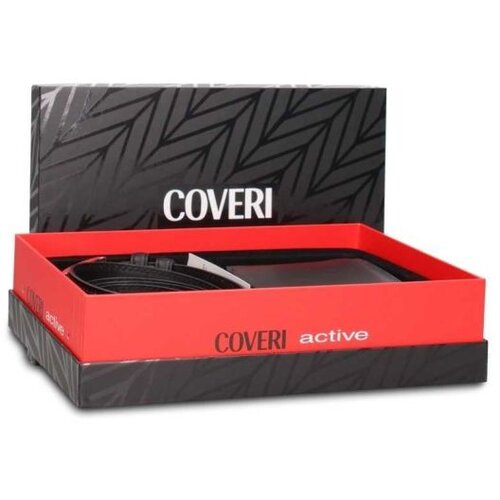Coveri Collection mu&Scaron;ki set koŽni novČanik i kai&Scaron; c-1024/ crni Cene