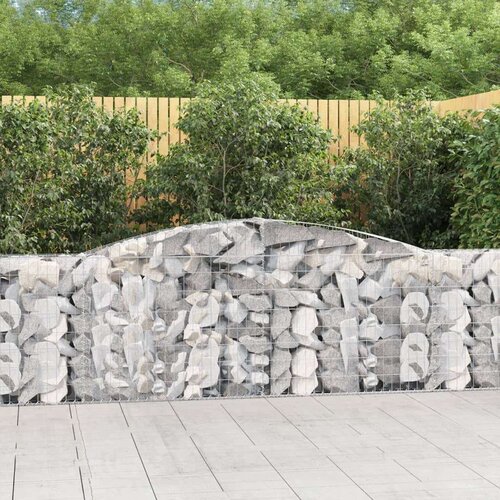  Obokane gabion košare 10 kosov 400x30x80/100 cm cinkano železo Cene
