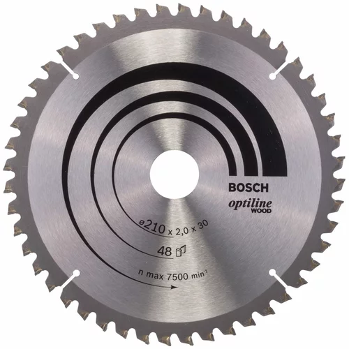 Bosch List za kružnu pilu (210 mm, Provrt: 30 mm, Debljina: 2 mm, 30 zubaca)