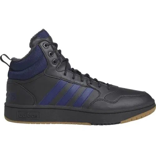 Adidas HOOPS 3.0 MID WTR Muške tenisice do gležnja, crna, veličina 49 1/3