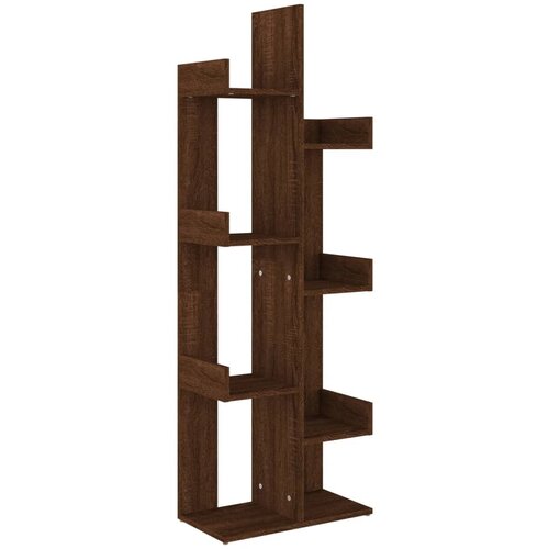 Maison Chic Knjižna omara - Knjižni regal 48x25,5x140 cm rjavi hrast konstruiran les, (21725149) Slike