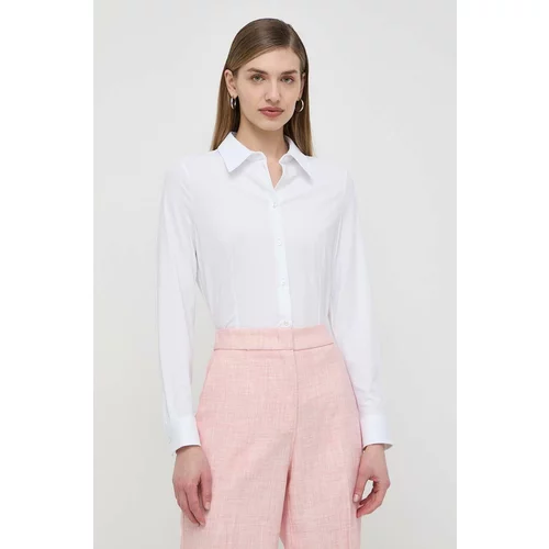 Boss Košulja za žene, boja: bijela, regular, s klasičnim ovratnikom