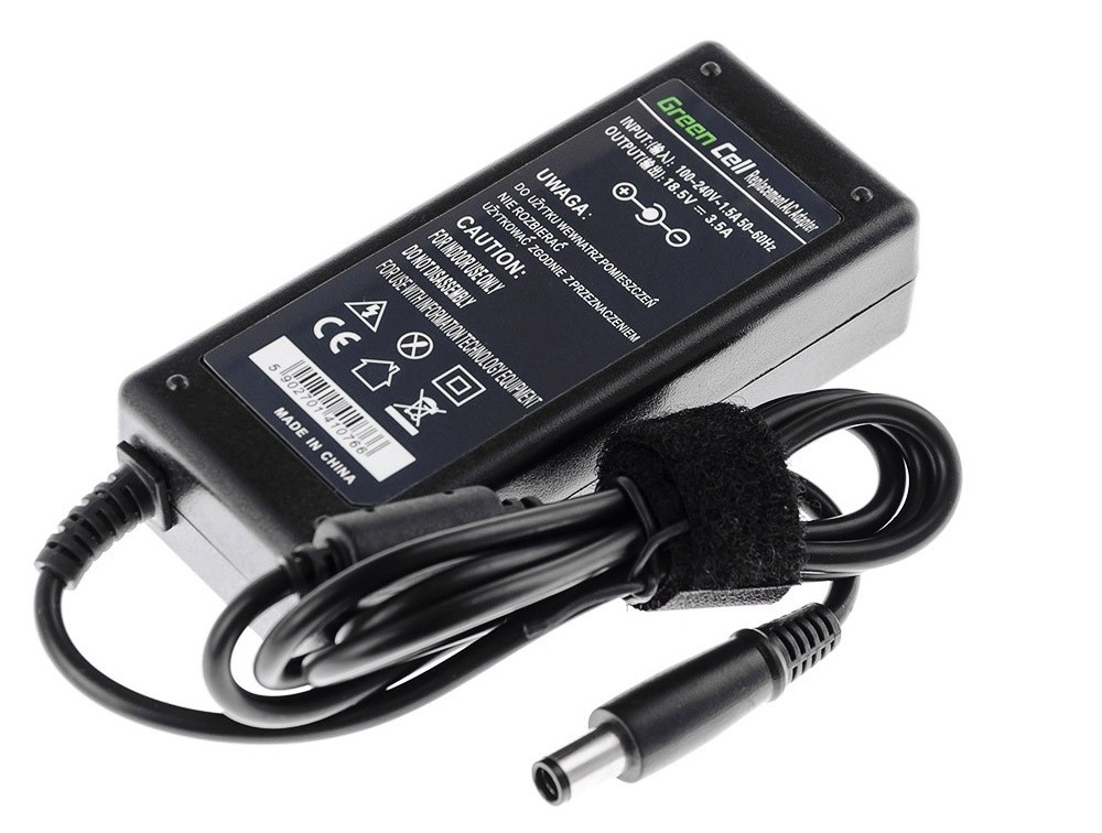 Green cell Polnilec za prenosnike HP / Compaq, 65W / 18,5V / 3,5A / 7,4mm x 5,0mm Cene