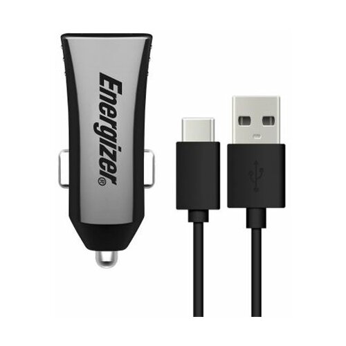 Energizer ultimate DCA2CUC23 2xUSB+kabl USB tip C auto punjač za telefone Slike
