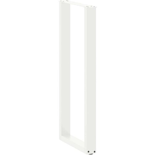  Noge za barsko mizo v obliki črke U, 2 kosa, bele barve, 40 x (110-111) cm, jeklo Slike