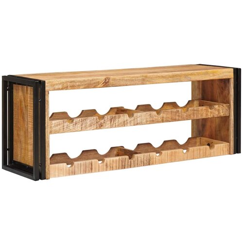 vidaXL Stojalo za vino Rjava 100 x 45 x 33 cm Trd grob les manga Cene