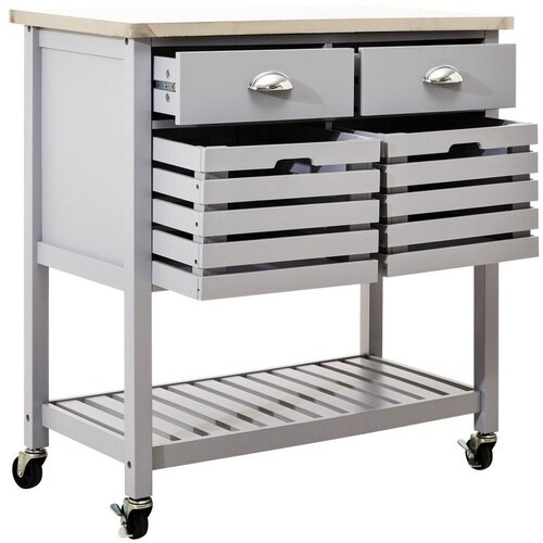 Premier Housewares Servirni voziček na kolesih 46x86 cm Frankfurt &amp;ndash; Slike