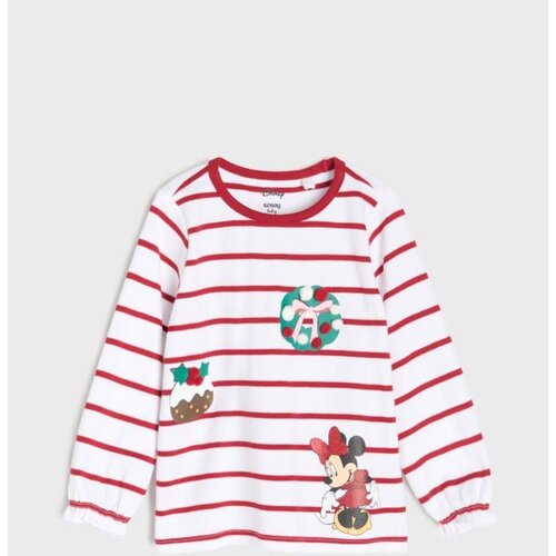 Sinsay Pamučna majica s božićnim motivom Minnie Mouse Cene