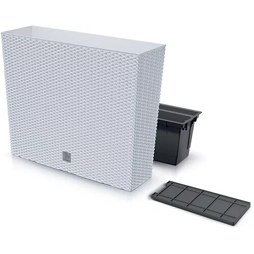 Prosperplast Saksija Rato Case C600T, Bela Slike