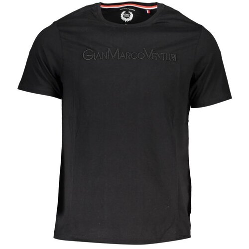 Gianmarco Venturi BLACK MAN SHORT SLEEVE T-SHIRT Cene