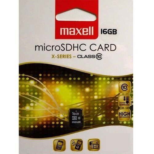 Maxell micro sdhc 16gb x-series+adapter, class 10 Cene