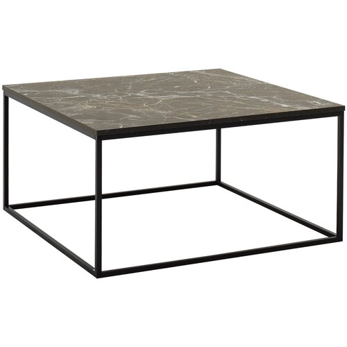 Hanah home Klub sto 80x42x80cm Crno-Mermer Cijene