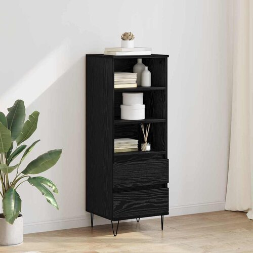  Highboard Crni hrast 40 x 36 x 110 cm Konstruirano drvo Cene