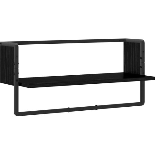  Polica na zidu Zidna montaža Crni hrast 65 x 25 x 30 cm Cijene