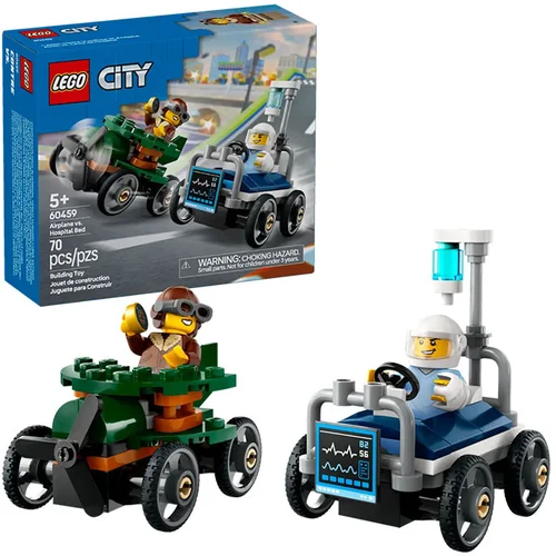 Lego City: Paket dirkalnih vozil letalo proti bolniški postelji