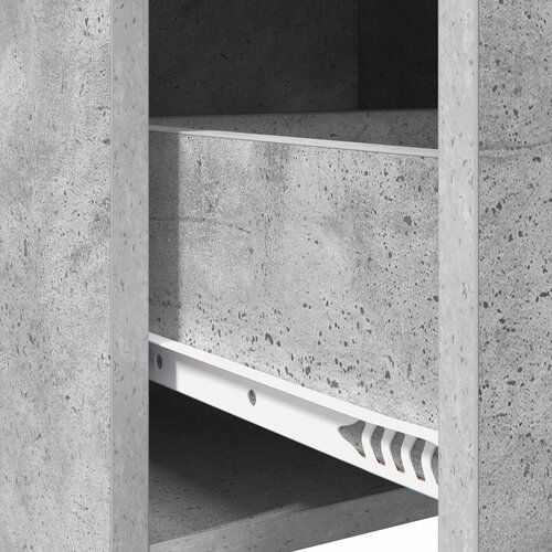 VidaXL Noćni ormarići 2 pcs Betonska siva 40 x 30 x 60 cm Slike
