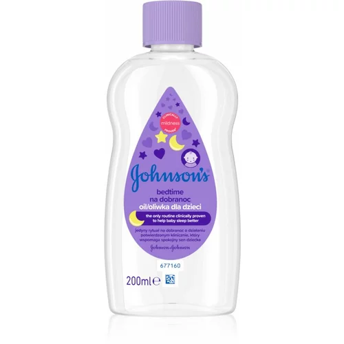 Johnsons Bedtime Baby Oil ulje za tijelo 200 ml za djecu
