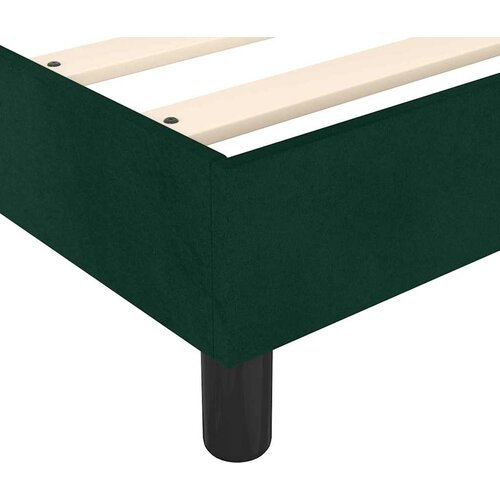 Box spring krevet s madracem tamnozeleni 90x190 cm bar&amp;scaron;unasti Slike