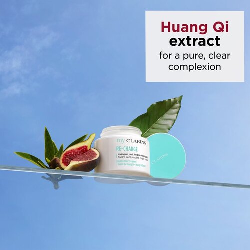 Clarins My Re-Charge Hydra-Replumping Night Mask energetska maska za lice za sjajni izgled lica 50 ml Slike