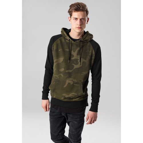 Urban Classics Camo Contrast Raglan Hoody olive camo/blk Cijene