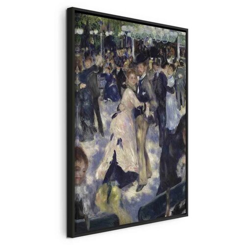  Slika - Pierre-Auguste Renoir – Le Moulin de la Galette detail of the dancers 60x90 U crnom drvenom okviru Cene